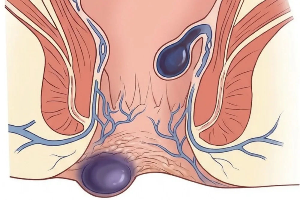 Trombosis hemorroidal interna y externa